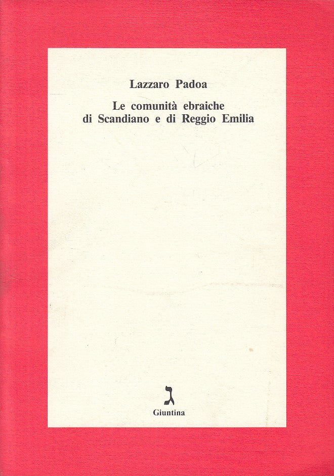 LS- COMUNITA' EBRAICHE SCANDIANO E REGGIO EMILIA-- GIUNTINA--- 1993 - B - YFS422