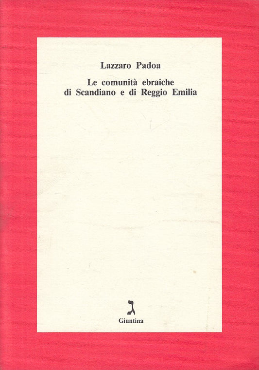 LS- COMUNITA' EBRAICHE SCANDIANO E REGGIO EMILIA-- GIUNTINA--- 1993 - B - YFS422