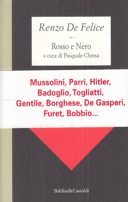 LS- ROSSO E NERO - RENZO DE FELICE - BALDINI - LE ISOLE -- 1995 - B - ZTS661