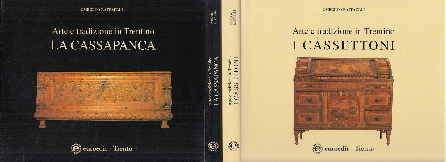 LT- ARTE E TRADIZIONE CASSETTONI CASSAPANCA 2 VOLL.-- TRENTO--- 2001- CS- YFS838
