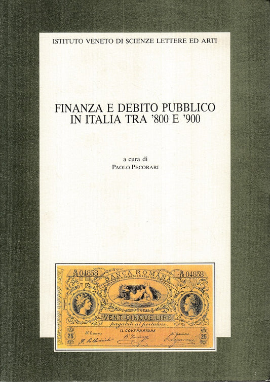 LS- FINANZA E DEBITO PUBBLICO ITALIA '800 E '900 -- VENEZIA --- 1995 - B - YFS85