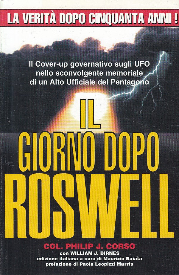 LS- IL GIORNO DOPO ROSWELL COVER UP UFO- CORSO- POCKET BOOKS--- 1998- B - ZFS250