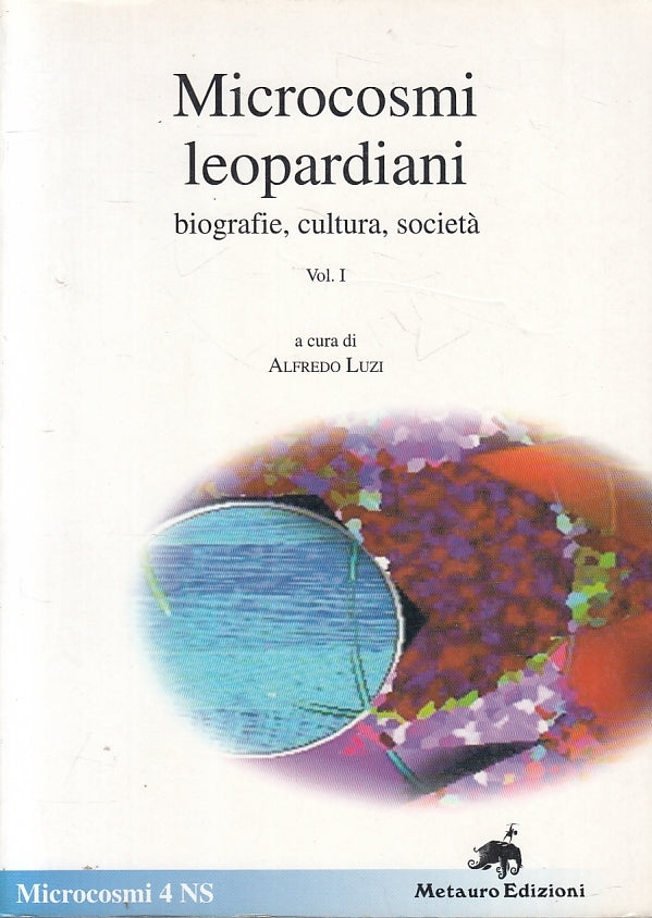 LS-MICROCOSMI LEOPARDIANI BIOGRAFIE - ALFREDO LUZI - METAURO --- 2001- B- ZFS615