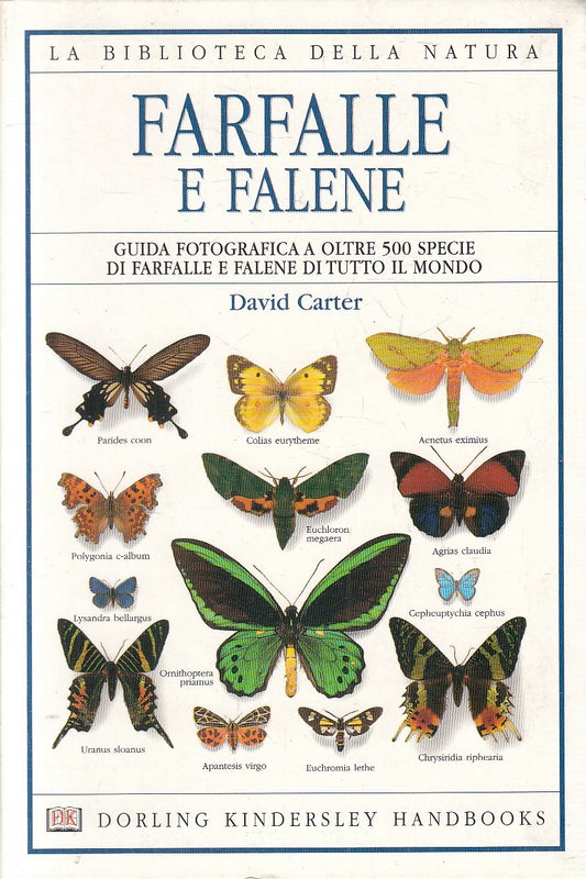 LN2- BIBLIOTECA NATURA 1 FARFALLE E FALENE GUIDA - CARTER - DK - B - JXS271