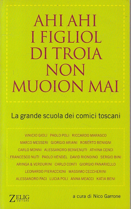 LN- AHI AHI I FIGLIOL DI TROIA NON MUOION MAI -- ZELIG --- 2001 - B - ZFS665