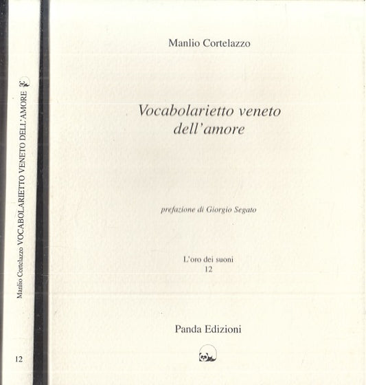 VOCABOLARIETTO VENETO DELL'AMORE - CORTELAZZO- PANDA -12 -- 2004- B- XTS55