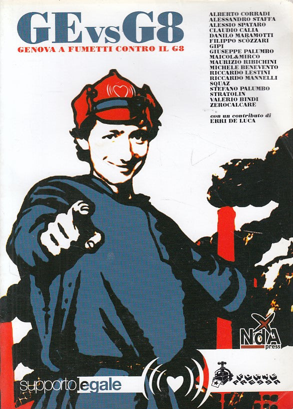 LN- GE VS G8 GENOVA A FUMETTI CONTRO IL G8 -- NDA PRESS --- 2006 - B - ZDS530