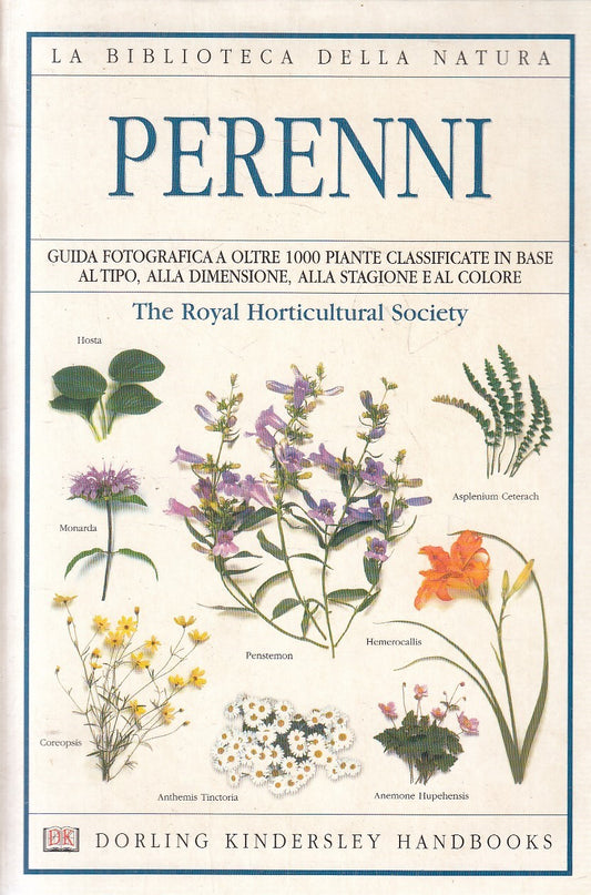 LN2- BIBLIOTECA NATURA 24 PERENNI GUIDA - HORTICULTURAL SOCIETY - DK - B- JXS271