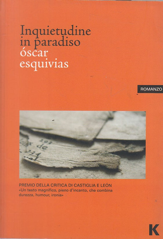 INQUIETUDINE IN PARADISO - ESQUIVIAS - KELLER - PASSI -- 2009 - B - YFS322