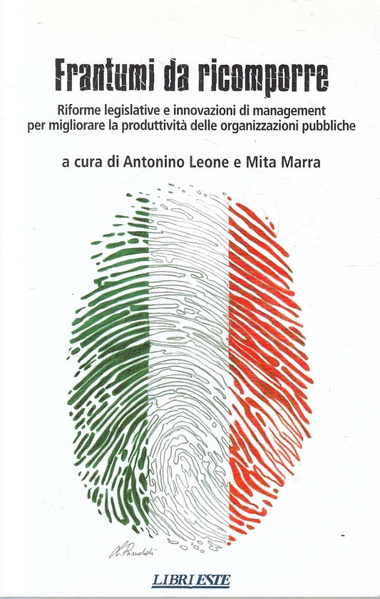 LZ- FRANTUMI DA RICOMPORRE - LEONI MARRA - LIBRI ESTE --- 2009- B- YFS273