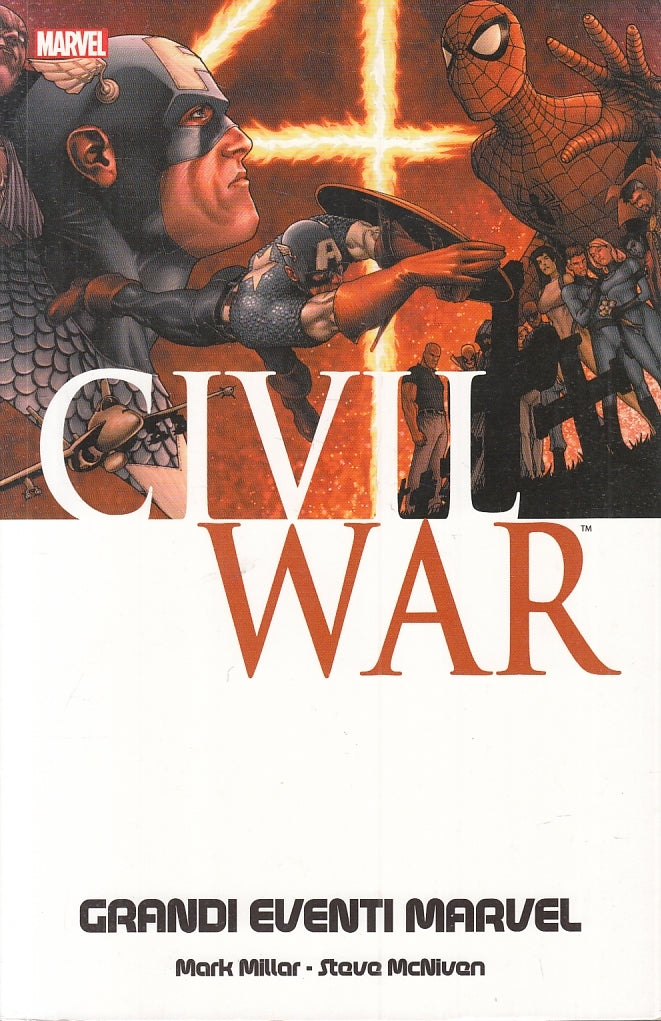 LB- CIVIL WAR GRANDI EVENTI MARVEL - MILLAR McNIVEN- PANINI- 1a ED. 2013- B- TMX