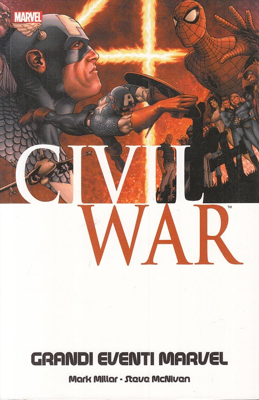 LB- CIVIL WAR GRANDI EVENTI MARVEL - MILLAR McNIVEN- PANINI- 1a ED. 2013- B- TMX
