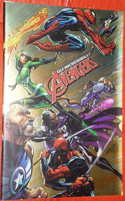 FS- GLI INCREDIBILI AVENGERS 1 VARIANT COVER LA NUOVISSIMA MARVEL- PANINI- S-F24