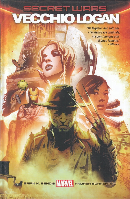 LB- WOLVERINE VECCHIO LOGAN CARTONATO - BENDIS SORRENTINO - PANINI- 2016- C- TMX