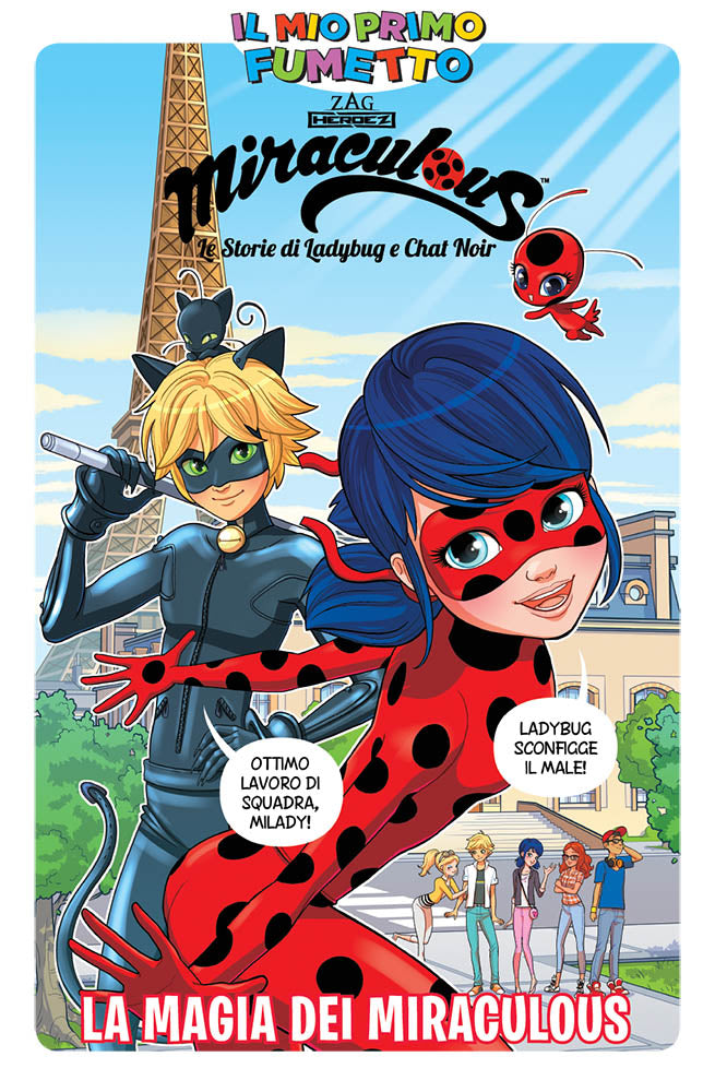 FV- MIO PRIMO FUMETTO MIRACULOUS STORIE LADYBUG E CHAT NOIR--PANINI- 2017- C-QAX