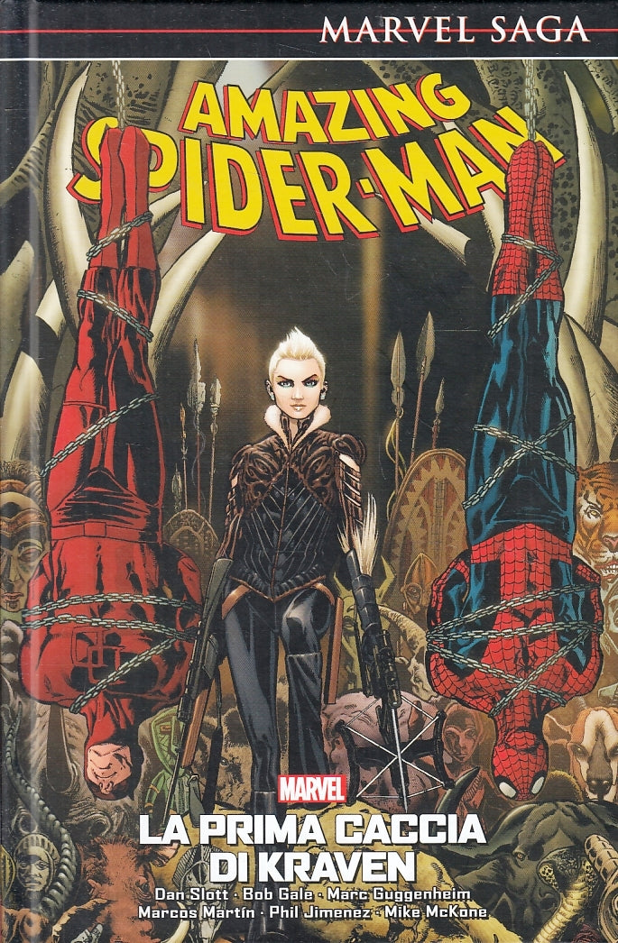 FV- MARVEL SAGA AMAZING SPIDER-MAN 3 LA PRIMA CACCIA A KRAVEN -- PANINI-- C- A23