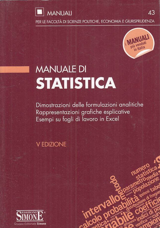 LZ- MANUALE DI STATISTICA -- SIMONE - MANUALI --- B - ZFS316