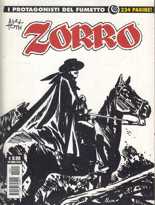 FZ- I PROTAGONISTI DEL FUMETTO N.17 ZORRO - ALEX TOTH - COSMO - 2022 - B - M25