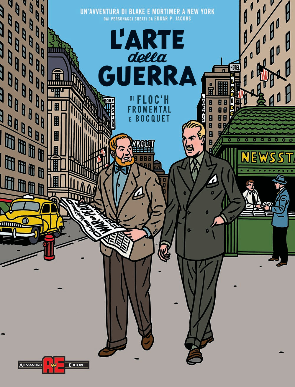 FV- BLAKE E MORTIMER L'ARTE DELLA GUERRA - FLOCH' FROMENTAL BOCQUET - ALESSANDRO - 2023 - C - D25