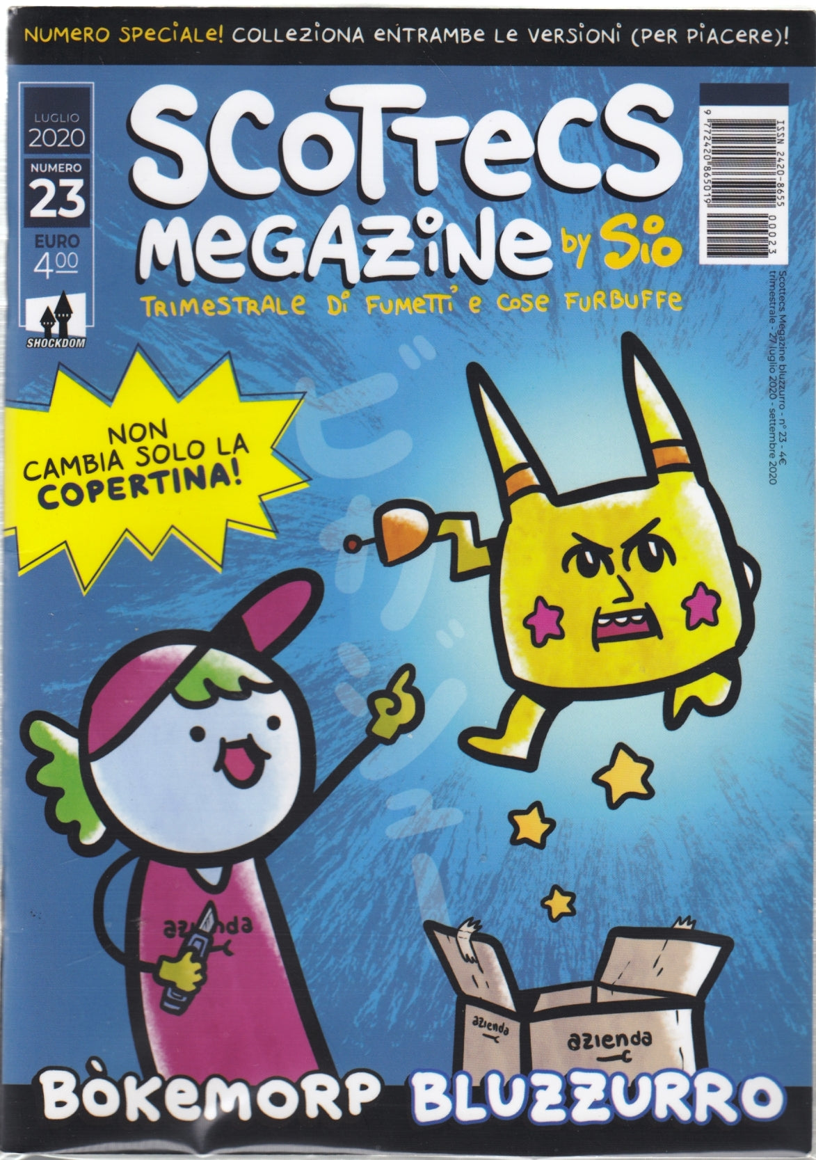 Scottecs Magazine n.23 Bokemorp Bluzzurro - Sio - Shockdom - 1a ed. - L26