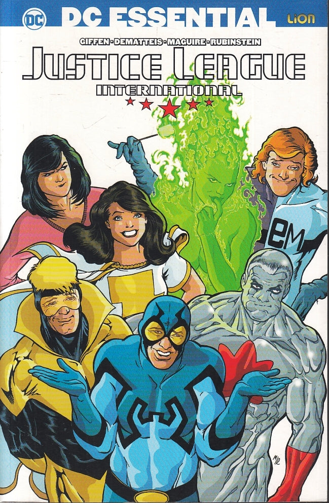 LB- JUSTICE LEAGUE INTERNATIONAL VOLUME 10 -- LION - DC ESSENTIAL-- 2017- B- VBX