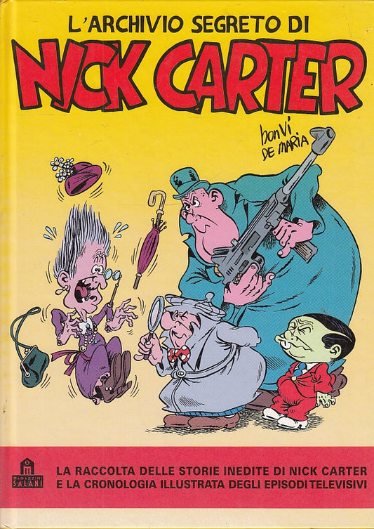 FV- L'ARCHIVIO SEGRETO DI NICK CARTER - BONVI DE MARIA - SALANI - 2013 - C - RDX