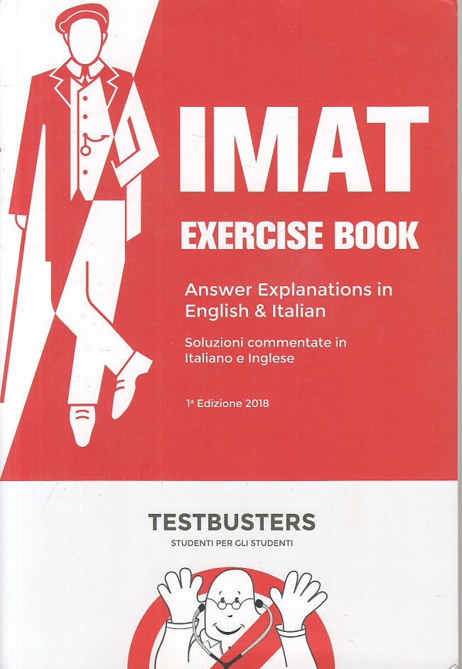 LZ- IMAT EXERCISE BOOK ENGLISH & ITALIANO -- TESTBUSTERS --- 2018 - B - ZFS214