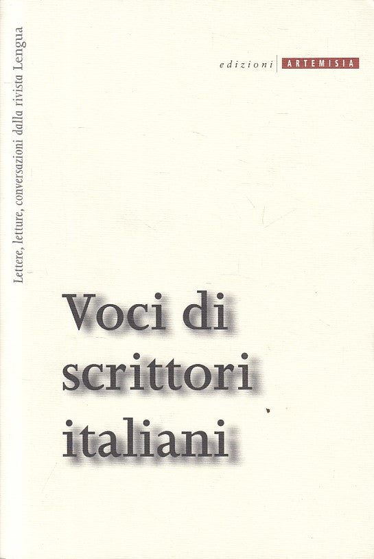 LS- VOCI DI SCRITTORI ITALIANI- SUOLAHTI BERGER- ARTEMISIA --- 1997 - B - ZFS295