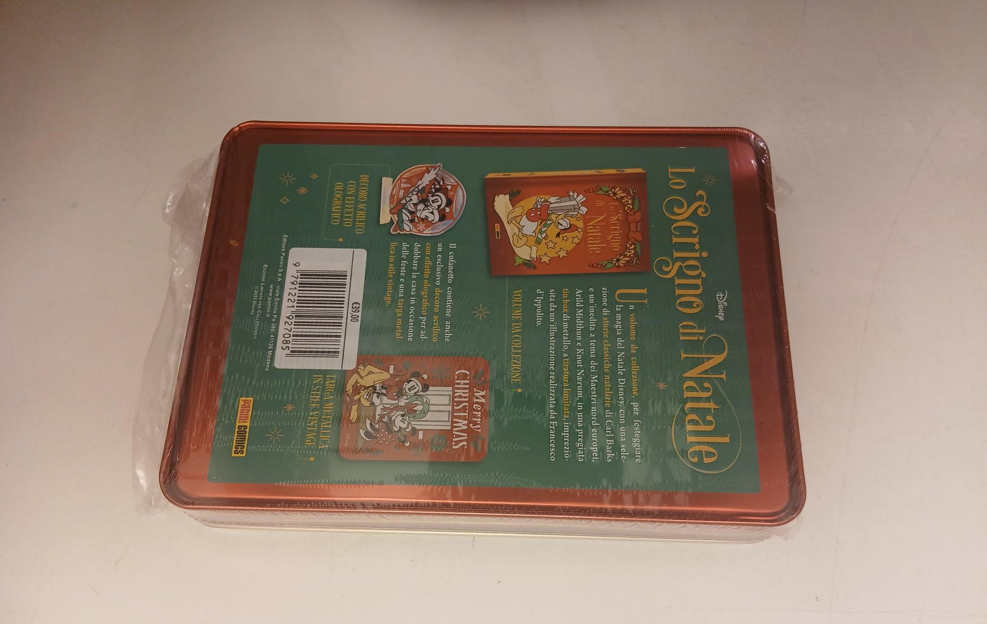 Topolino - Lo scrigno di Natale - box di metallo - Panini - C26