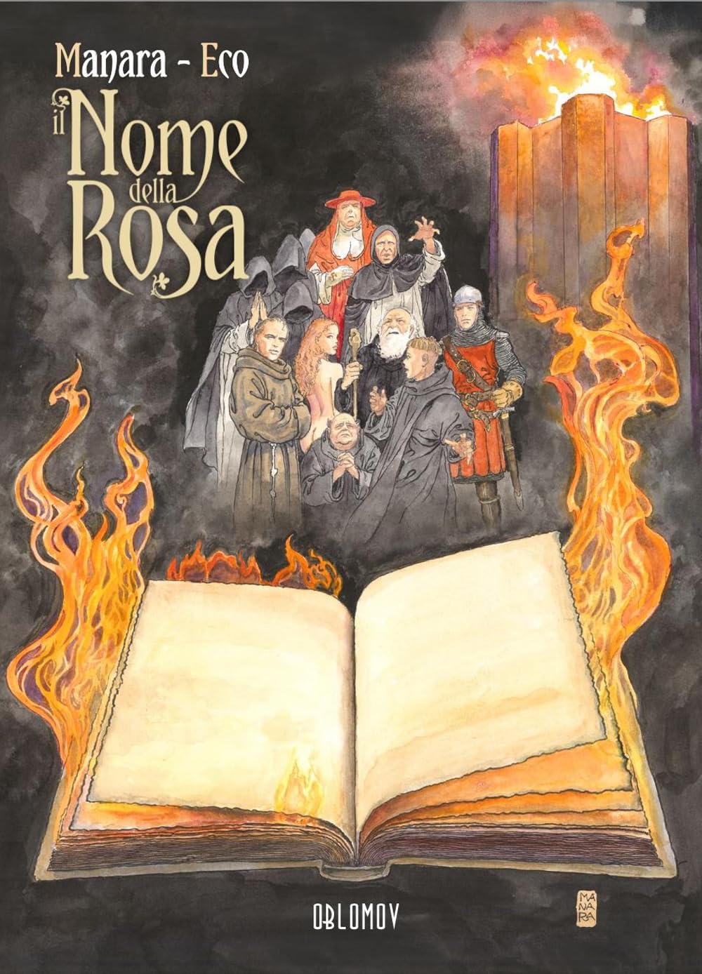 Il nome della rosa n.2 - Eco Manara - Oblomov - cartonato - G26
