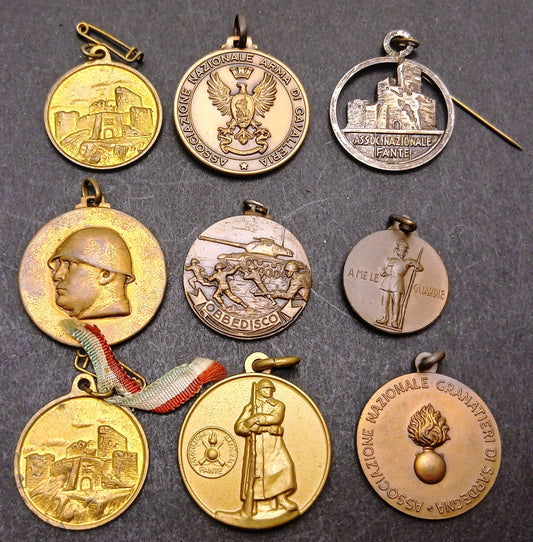 CB- 9 Medaglie Militari Granatieri Fanti Cavalleria Predappio Redipuglia-GTTS231
