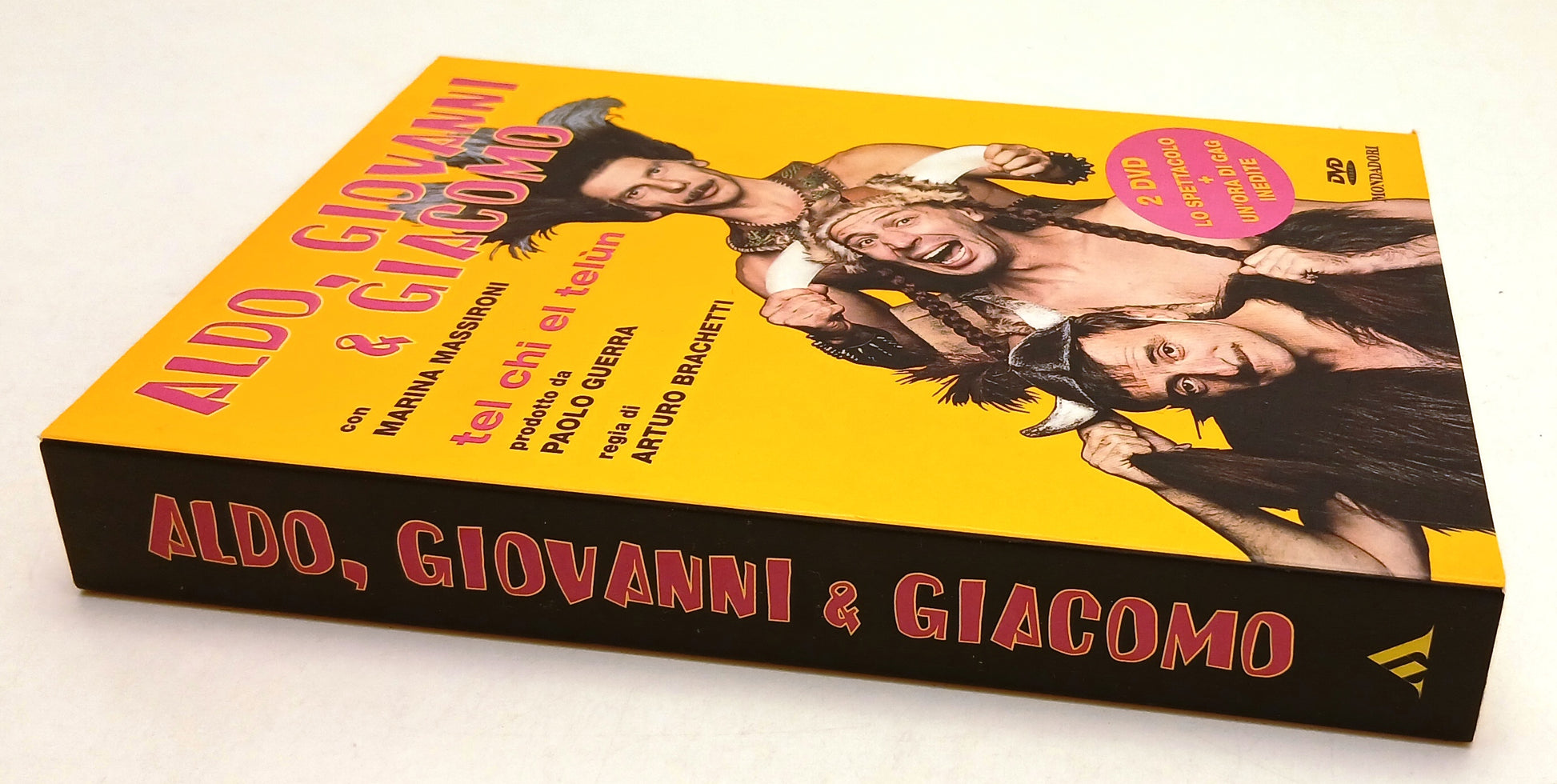 LZ- TEL CHI EL TELUN  LIBRO + 2 DVD - ALDO GIOVANNI E GIACOMO - MONDADORI- ZFS38