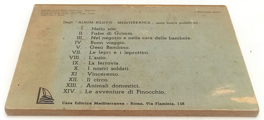 LB- ANIMALI DOMESTICI POP-UP -- ALBUM MEDITERRANEA N.13 --- 1943 - C - XFS130