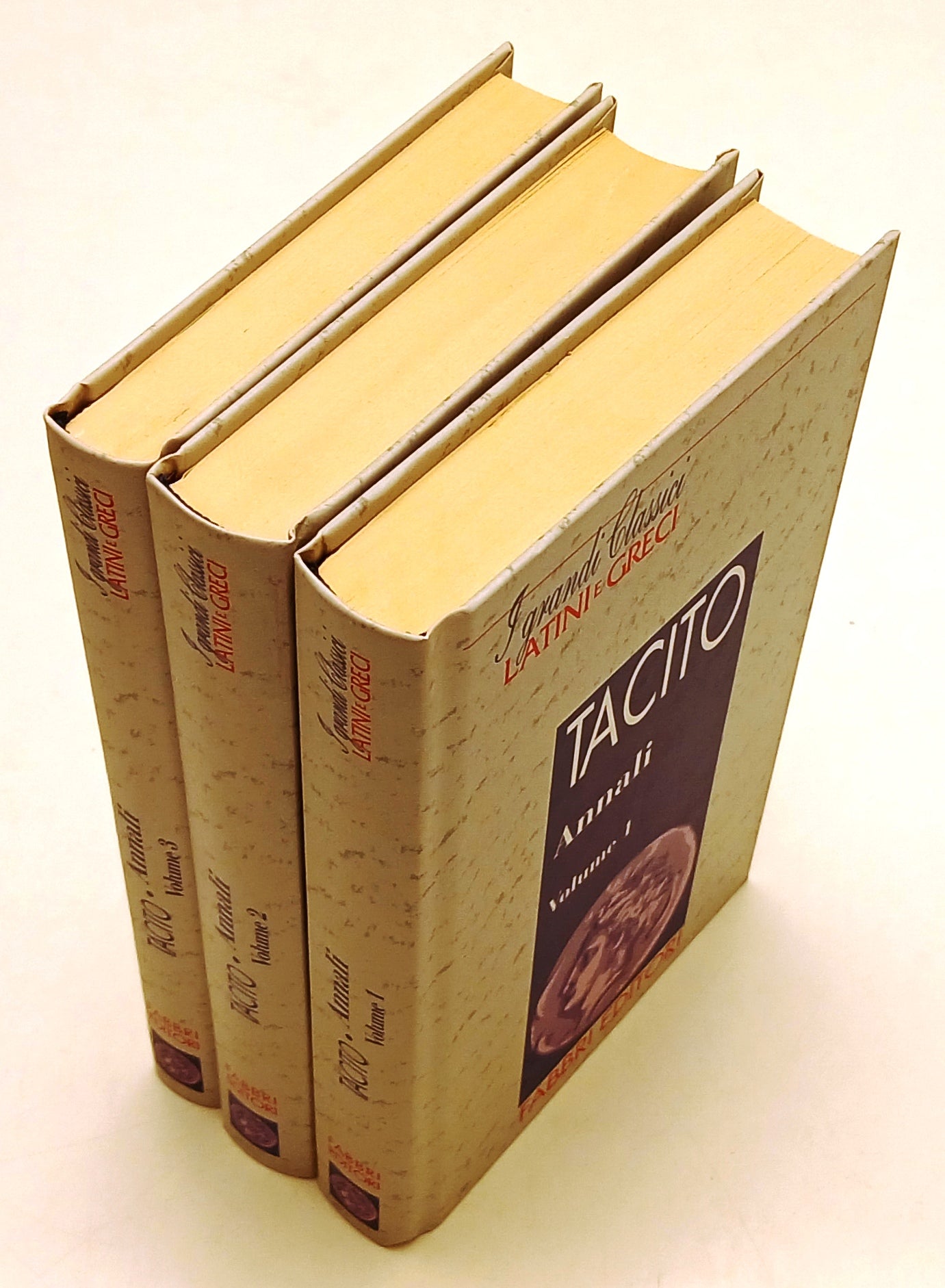 LN- ANNALI 1/3 - TACITO - FABBRI- GRANDI CLASSICI LATINI GRECI-- 1994- C- YFS969