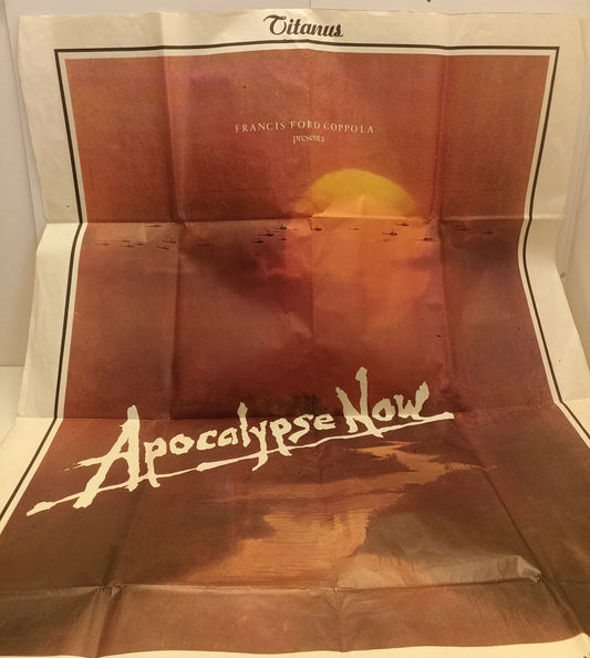 CV- MANIFESTO ORIGINALE CINEMA APOCALYPSE NOW - COPPOLA - TITANS 1979 - RVSa505