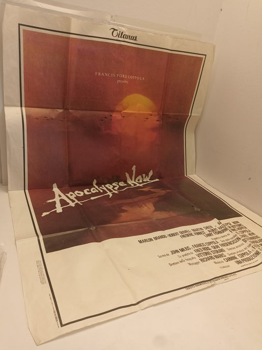 CV- MANIFESTO ORIGINALE CINEMA APOCALYPSE NOW - COPPOLA - TITANS 1979 - RVSa505