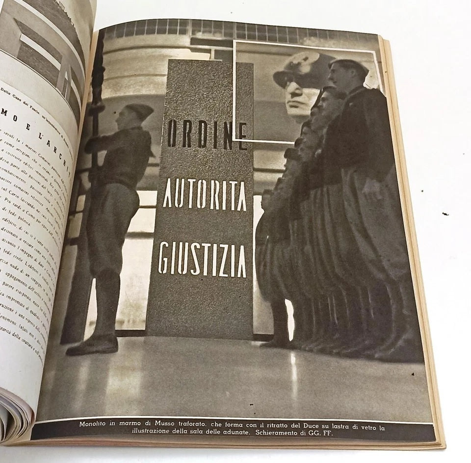 LR- RIVISTA ARCHITETTURA QUADRANTE BONTEMPELLI BARDI 1933 - LOTTO 21 VOLUMI- ZFS319