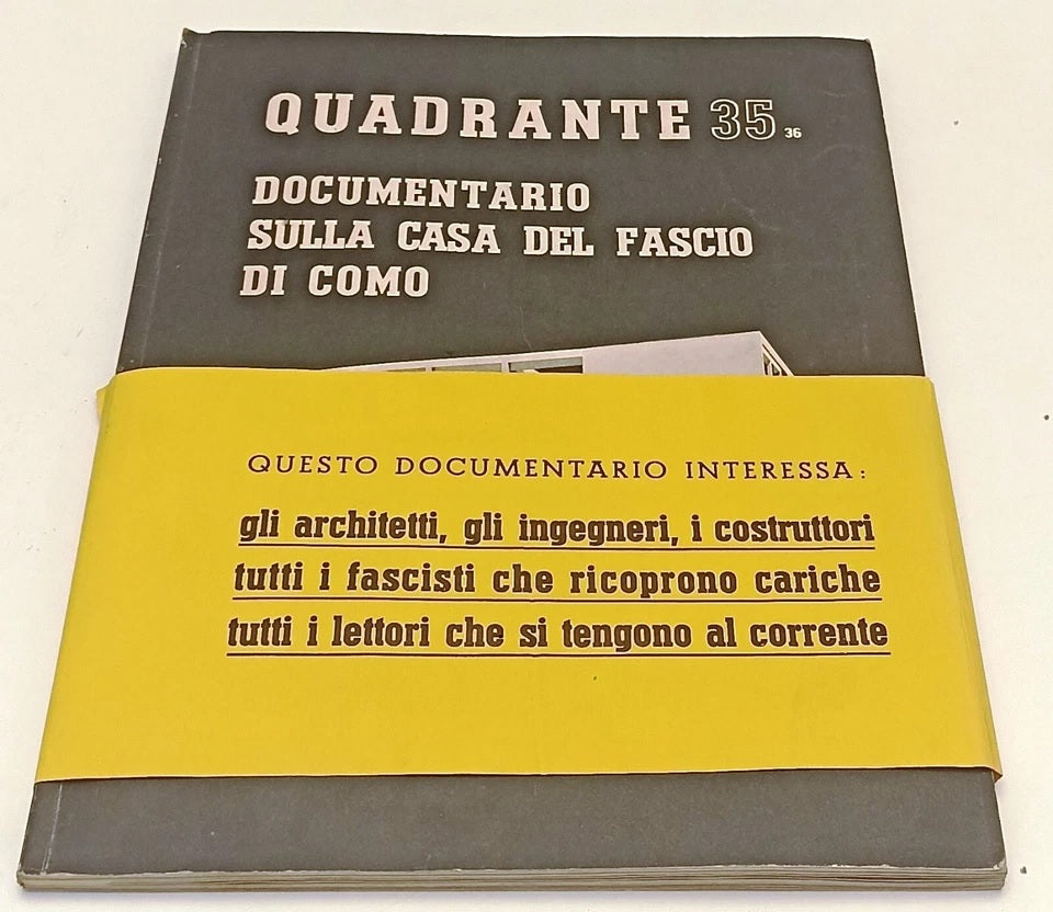 LR- RIVISTA ARCHITETTURA QUADRANTE BONTEMPELLI BARDI 1933 - LOTTO 21 VOLUMI- ZFS319