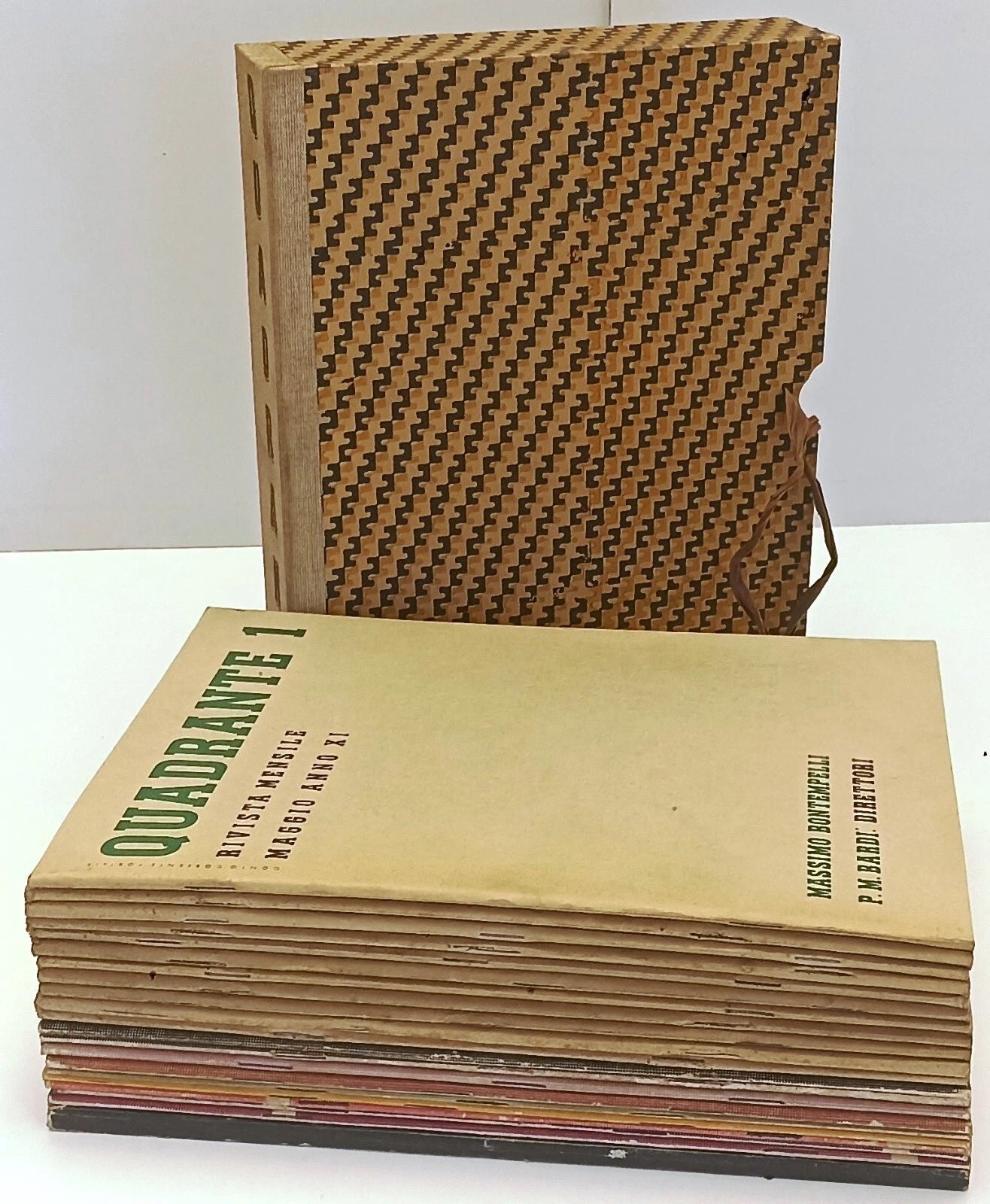 LR- RIVISTA ARCHITETTURA QUADRANTE BONTEMPELLI BARDI 1933 - LOTTO 21 VOLUMI- ZFS319