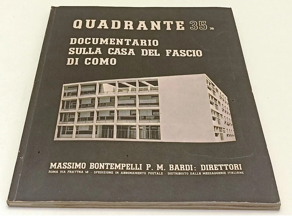 LR- RIVISTA ARCHITETTURA QUADRANTE BONTEMPELLI BARDI 1933 - LOTTO 21 VOLUMI- ZFS319
