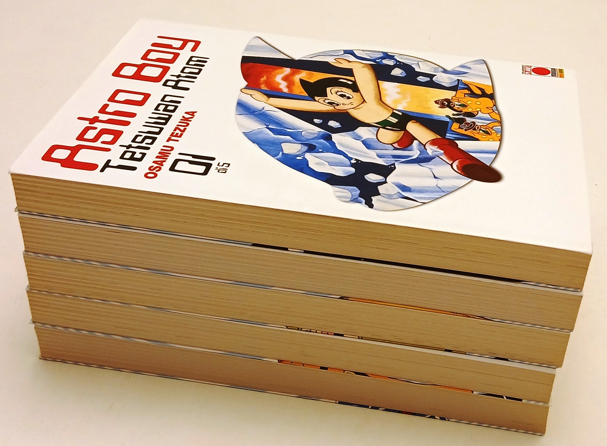 FM- ASTROBOY 1/5 COLLEZIONE COMPLETA- OSAMU TEZUKA- PLANET MANGA PANINI- BS- N25