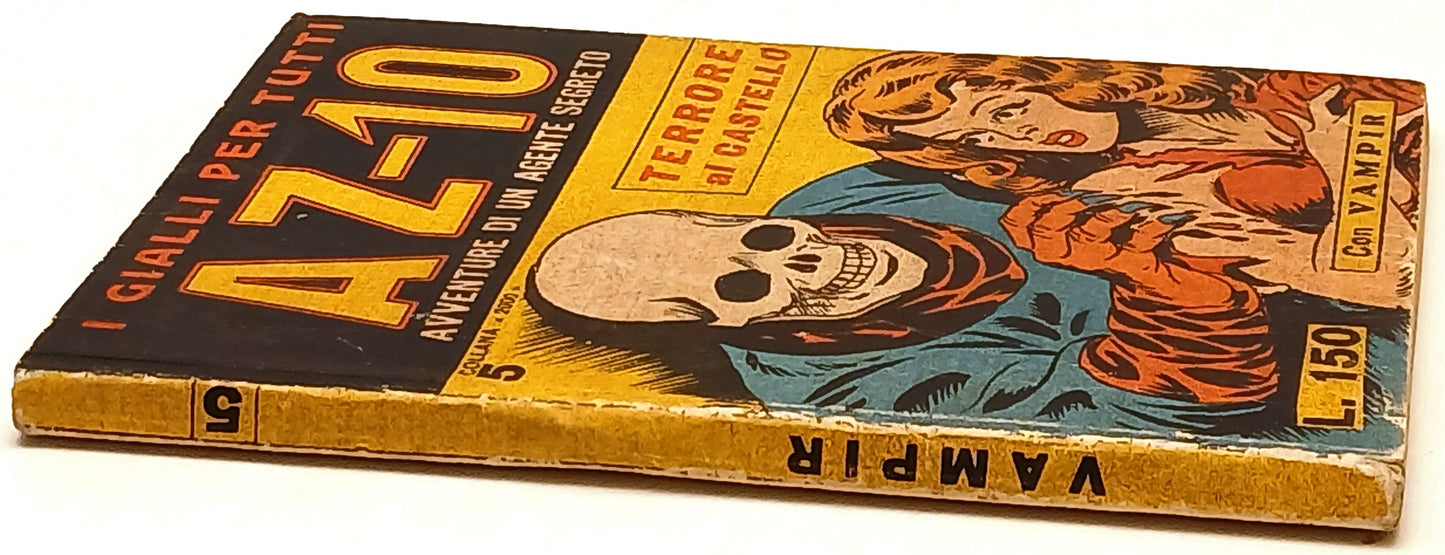 AZ-10 Vampir n.5 Terrore al castello - Collana 2000 - erotico - 1965 - C26