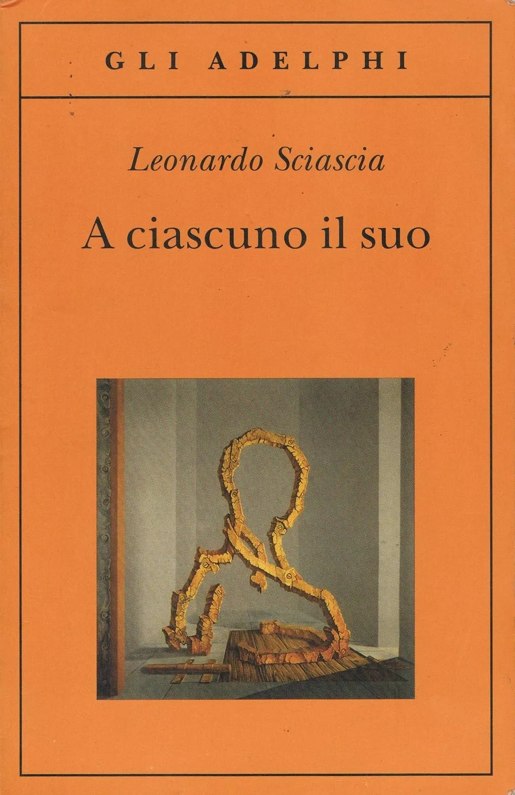 LN- A CIASCUNO IL SUO - LEONARDO SCIASCIA - ADELPHI - GLI ADELPHI-- 2000- B- XFS