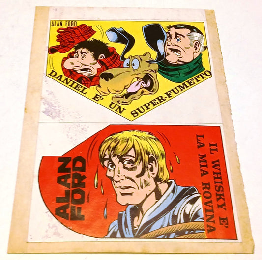 CV- Adesivo Alan Ford allegato al numero 76 - Magnus  Bunker - Corno - RVSz116