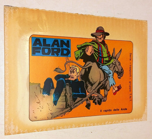 CV- Adesivo Alan Ford allegato al numero 23 - Magnus  Bunker - Corno - RVSz134