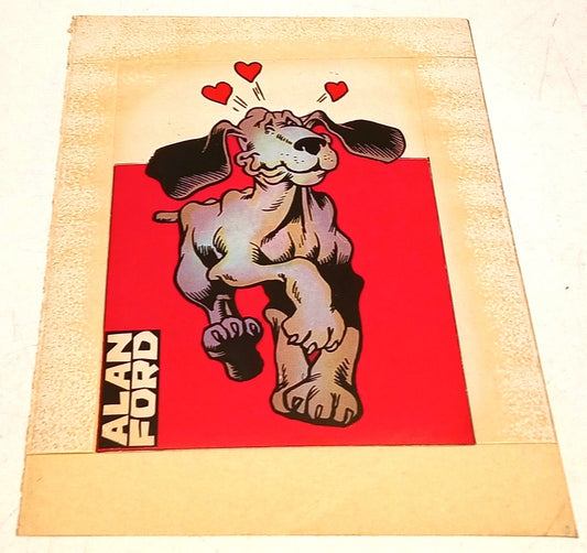 CV- Adesivo Alan Ford allegato al numero 24 - Magnus  Bunker - Corno - RVSz136