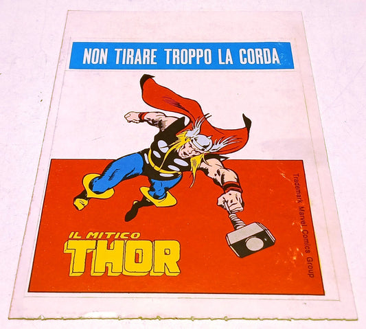 CV- Adesivo Il mitico Thor allegato al numero 96 - Corno - RVSz123