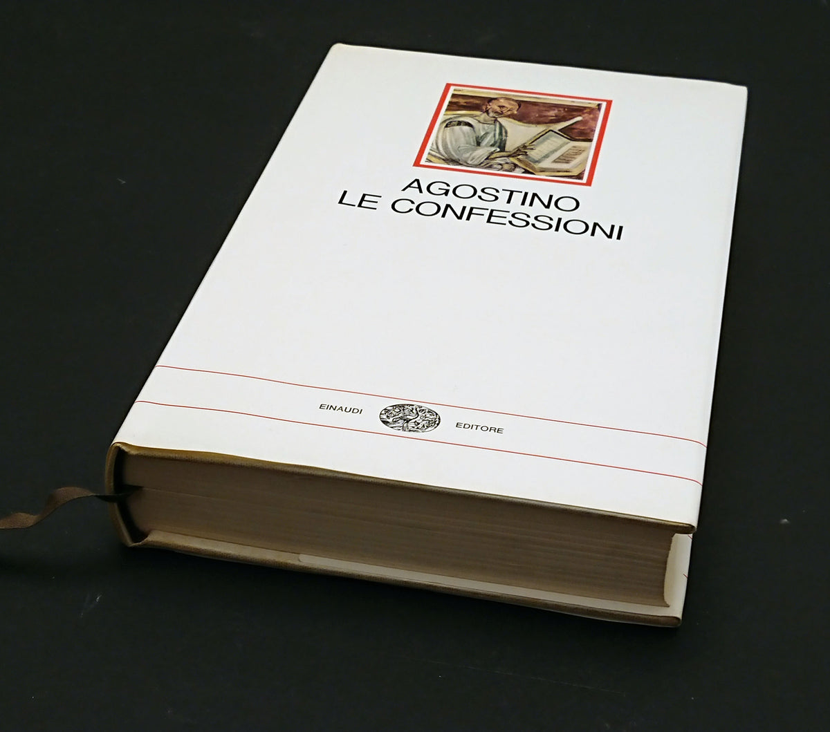 Le confessioni- Agostino- Einaudi I Millenni- 2a ed. mag-1967- cofanetto- XFS