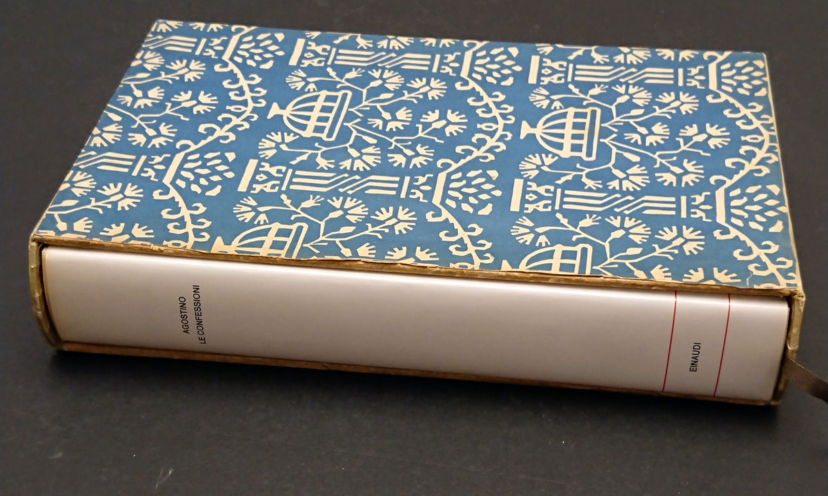 Le confessioni- Agostino- Einaudi I Millenni- 2a ed. mag-1967- cofanetto- XFS