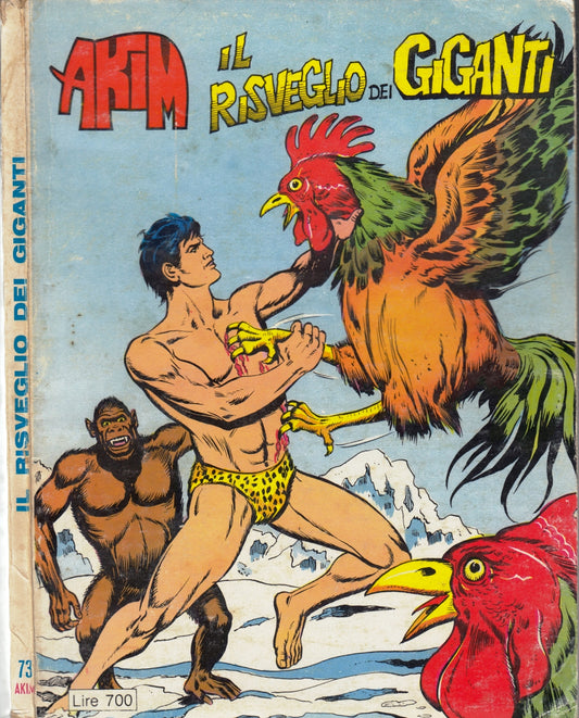 Akim n.73 Il risveglio dei Giganti - Cepim Bonelli - 1a ed. - raro - E26